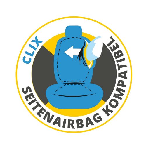 Ülésvédő - BRITT - fekete-szürke - WALSER