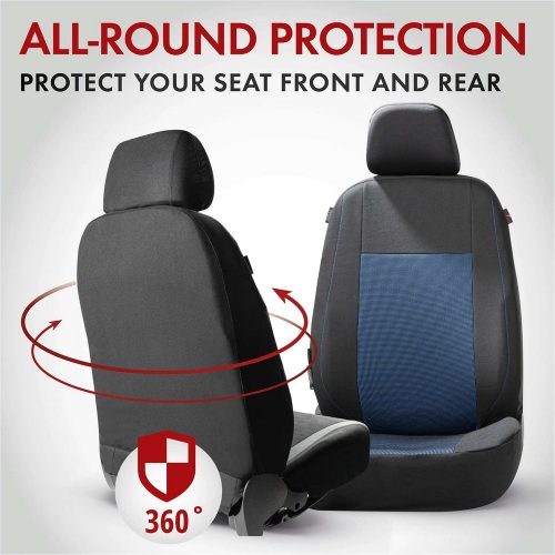 Üléshuzat garnitúra - fekete-kék - ARDWELL - WALSER