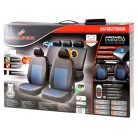 Üléshuzat garnitúra - fekete-kék - ARDWELL - WALSER