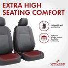 Üléshuzat garnitúra - fekete-szürke - ARDWELL - WALSER