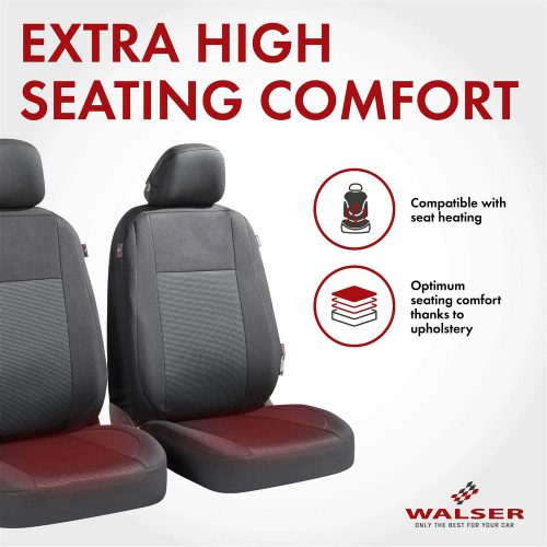 Üléshuzat garnitúra - fekete-szürke - ARDWELL - WALSER