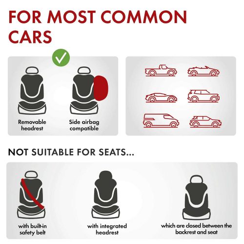 Üléshuzat garnitúra - fekete-szürke - ARDWELL - WALSER