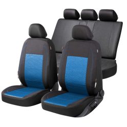 Üléshuzat garnitúra - fekete-kék - AVIGNON - WALSER