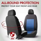 Üléshuzat garnitúra - fekete-kék - AVIGNON - WALSER