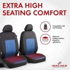 Üléshuzat garnitúra - fekete-kék - AVIGNON - WALSER