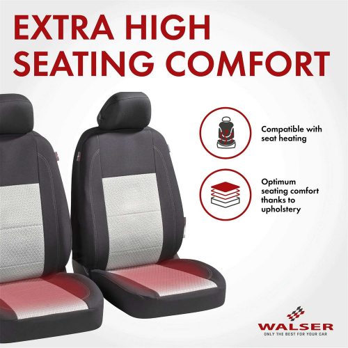 Üléshuzat garnitúra - fekete-ezüst - AVIGNON - WALSER