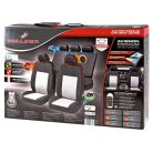 Üléshuzat garnitúra - fekete-ezüst - AVIGNON - WALSER