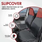 Ülésvédő huzat első ülésre Outdoor Sports - fekete-piros - WALSER