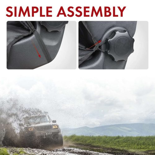 Ülésvédő huzat első ülésre Outdoor Sports - fekete-piros - WALSER