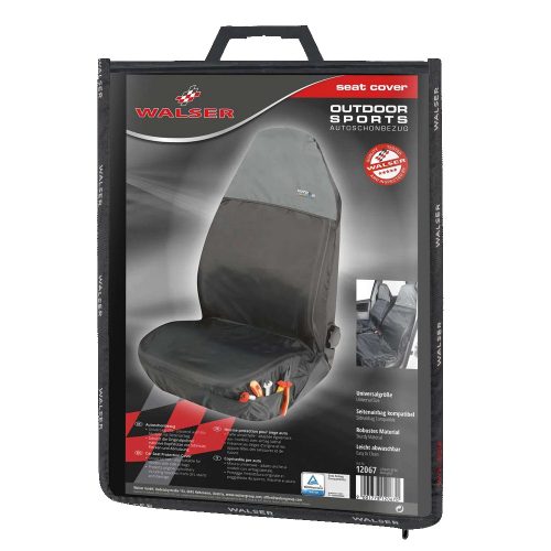 Ülésvédő huzat első ülésre Outdoor Sports - fekete-szürke - WALSER