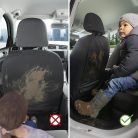 Háttámla védő BLACKY - 40x62 cm - WALSER