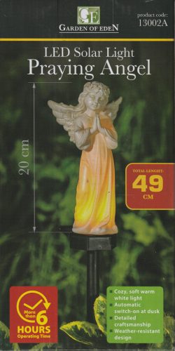 Napelemes imádkozó angyalka - Garden Of Eden