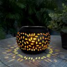 Szolár lámpa - lángeffekt - 15x11 cm - Garden of Eden
