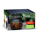 Szolár lámpa - lángeffekt - 15x11 cm - Garden of Eden