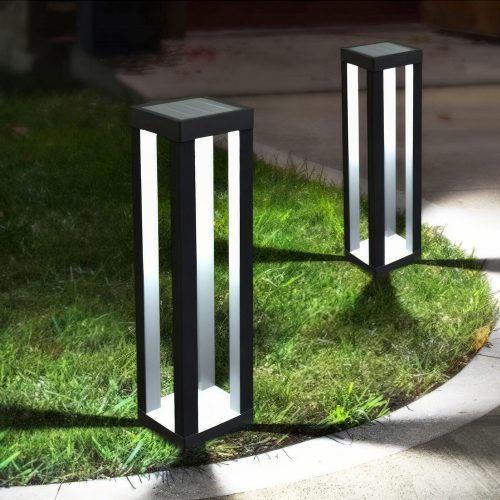 Szolár lámpa - leszúrható - melegfehér LED - 35 cm - Garden of Eden