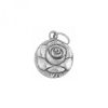 Szent Rita ezüst színű, fém érem, 13 mm