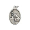 Szent Rita ezüst színű fém érem, 22 mm