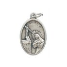 Szent Rita ezüst színű fém érem, 22 mm