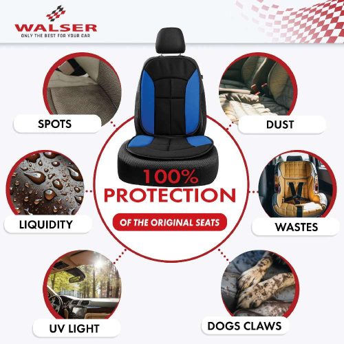 Ülésvédő NOVARA - kék-fekete - WALSER