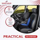 Ülésvédő NOVARA - kék-fekete - WALSER