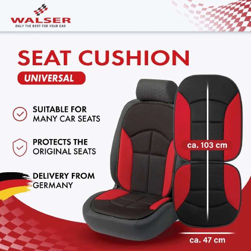 Ülésvédő NOVARA - piros-fekete - WALSER