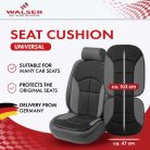 Ülésvédő NOVARA - szürke-fekete - WALSER