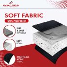 Ülésvédő NOVARA - szürke-fekete - WALSER