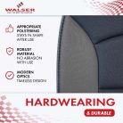 Ülésvédő NOVARA - szürke-fekete - WALSER