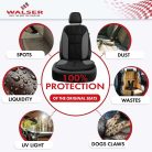 Ülésvédő NOVARA - szürke-fekete - WALSER