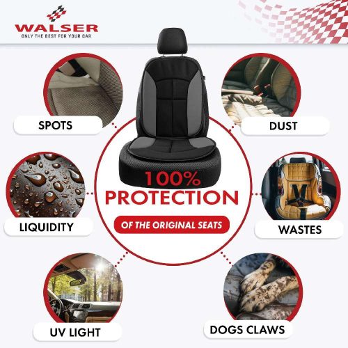 Ülésvédő NOVARA - szürke-fekete - WALSER