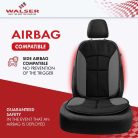 Ülésvédő NOVARA - szürke-fekete - WALSER