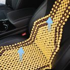 Ülésvédő fagolyós barna-bézs - WALSER