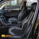 Ülésvédő fagolyós fekete-fehér - WALSER