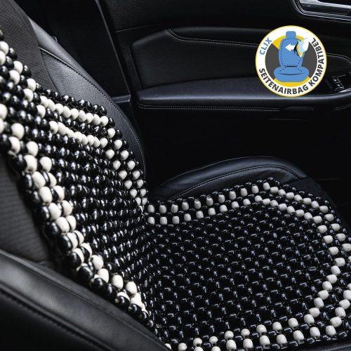 Ülésvédő fagolyós fekete-fehér - WALSER