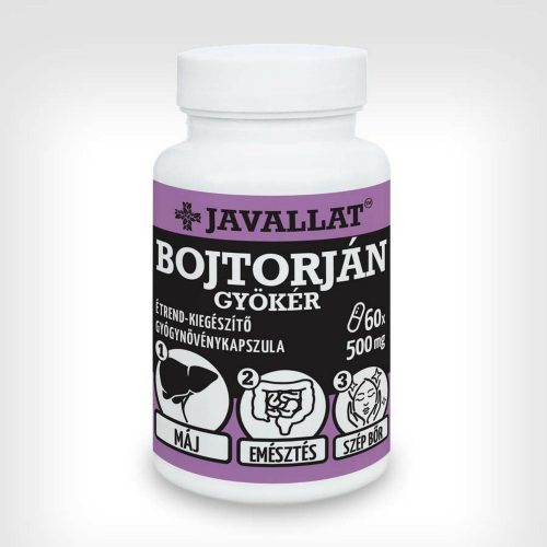BOJTORJÁNGYÖKÉR - 60 db étrend-kiegészítő gyógynövénykapszula