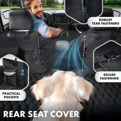 Üléstakaró hátsó ülésre kutyaszállításhoz ROCKY 155x204 cm - WALSER