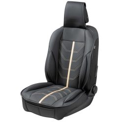 Ülésvédő, ECO bőr fekete-arany KIMI - WALSER