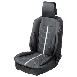 Ülésvédő, ECO bőr fekete-ezüst KIMI - WALSER