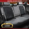Ülésvédő LUXOR COMFORTLINE - fekete - hátsó ülésre - WALSER