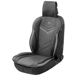 Ülésvédő, ECO bőr fekete-szürke REY - WALSER