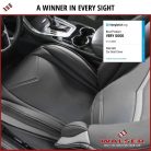 Ülésvédő, ECO bőr fekete-szürke REY - WALSER