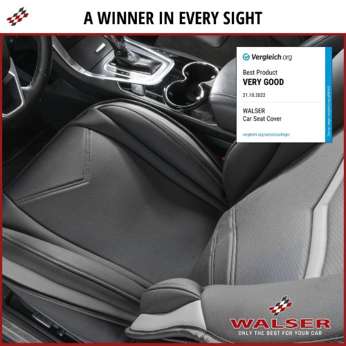 Ülésvédő, ECO bőr fekete-szürke REY - WALSER