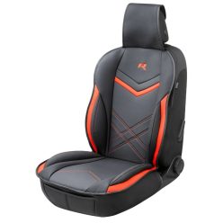 Ülésvédő, ECO bőr fekete-piros REY - WALSER