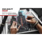 Ülésvédő, ECO bőr fekete-kék KIMI - WALSER