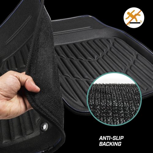 Autószőnyeg pár - gumi+TPE - LED világítással USB - CarComfort