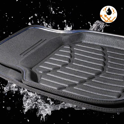 Autószőnyeg pár - gumi+TPE - LED világítással USB - CarComfort