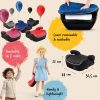 Gyerekülés magasító ISOFIX - ECE R 129 - ANDY - szürke - WALSER