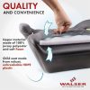 Gyerekülés magasító ISOFIX - ECE R 129 - ANDY - piros - WALSER
