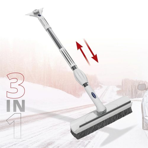 Teleszkópos hókefe jégkaparóval vízlehúzóval 60-75 cm - WALSER