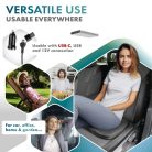 Hűthető üléspárna távirányítóval 12V + USB-C csatlakozóval - WALSER